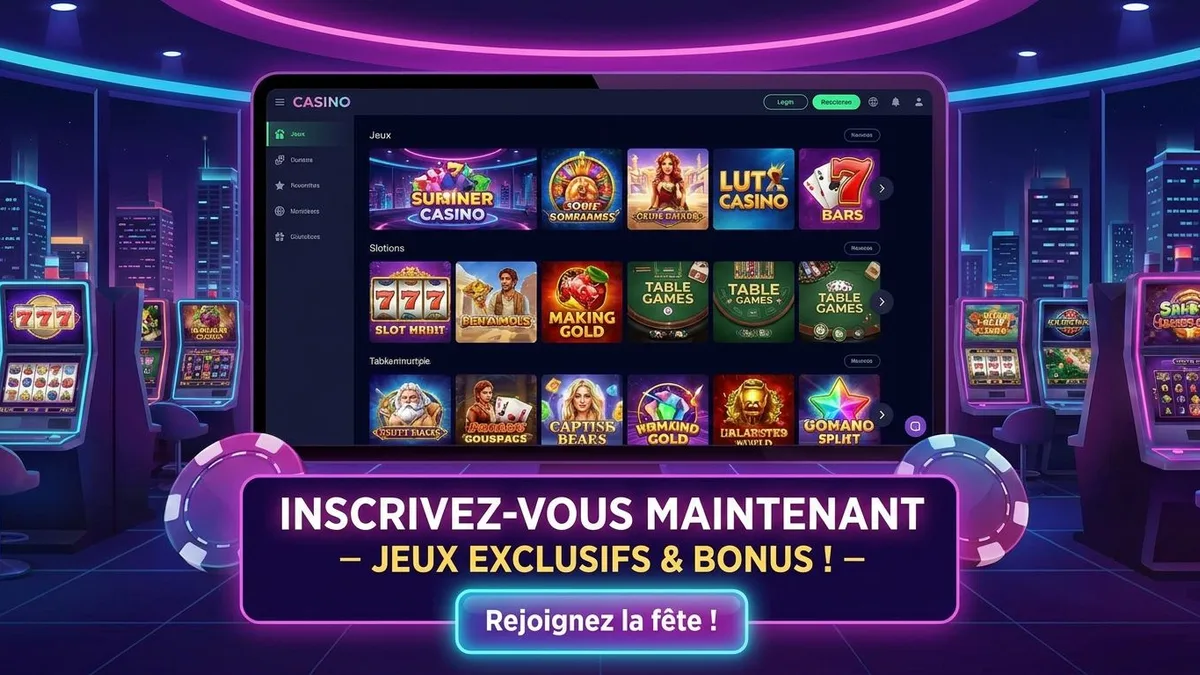 Inscription avec bonus
